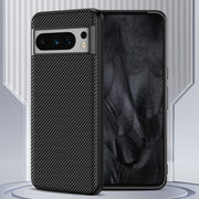 For Google Pixel 9 Pro Ultra-thin Carbon Fiber Texture Printing Phone Case(Gold)