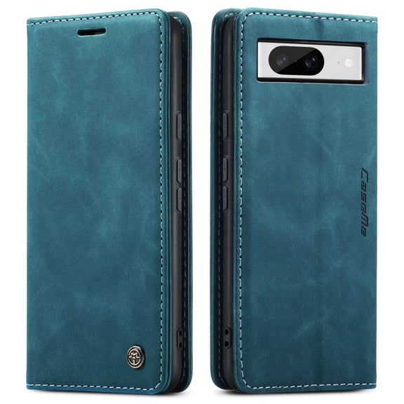 For Google Pixel 8 CaseMe 013 Multifunctional Horizontal Flip Leather Phone Case(Blue)