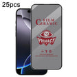 For iPhone 16 Pro Max 25pcs Full Coverage HD Privacy Ceramic Film - iPhone 16 Pro Max Tempered Glass by PMC TechLife | Online Shopping South Africa | PMC TechLife | Buy Now Pay Later Mobicred
