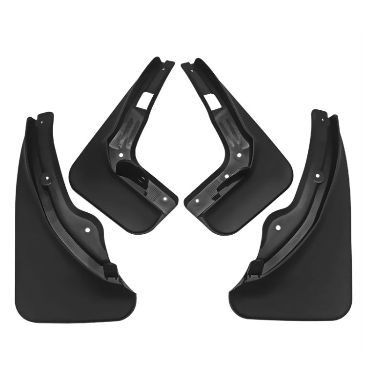 For Mercedes-Benz C-Class W205 2007-2010 4pcs/Set Car Auto Soft Plastic Splash Flaps Fender Guard - Mudguards by PMC TechLife | Online Shopping South Africa | PMC TechLife | Buy Now Pay Later Mobicred