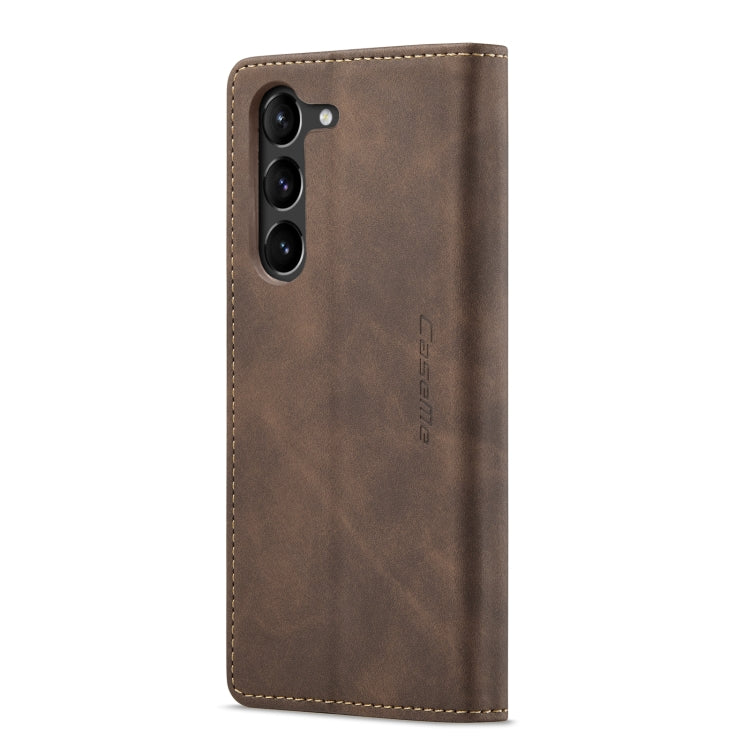 For Samsung Galaxy S24 5G CaseMe 013 Multifunctional Horizontal Flip Leather Phone Case(Coffee) - free shipping - PMC Jewellery - Order now!