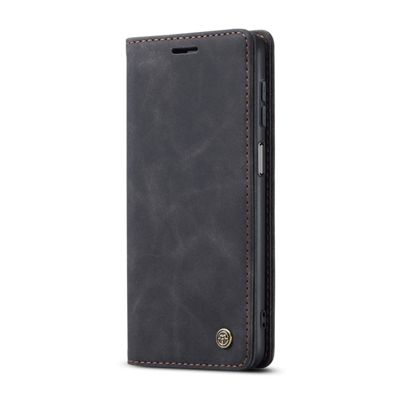 For Samsung Galaxy A25 5G CaseMe 013 Multifunctional Horizontal Flip Leather Phone Case(Black)