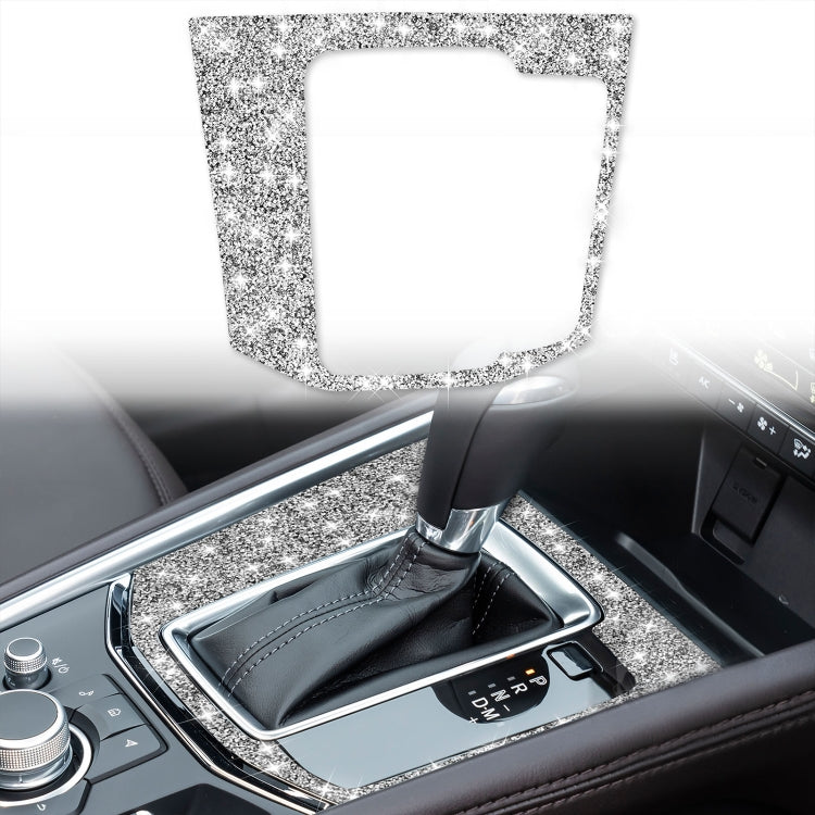 For Mazda CX-5 2017-2018 Car Gear Panel Diamond Decorative Sticker, Right Drive - Car Interior Mouldings by PMC TechLife | Online Shopping South Africa | PMC TechLife | Buy Now Pay Later Mobicred