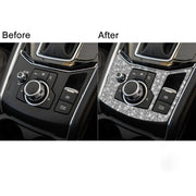 For Mazda CX-5 2017-2018 Car Electronic Handbrake Panel Diamond Decorative Sticker, Right Drive