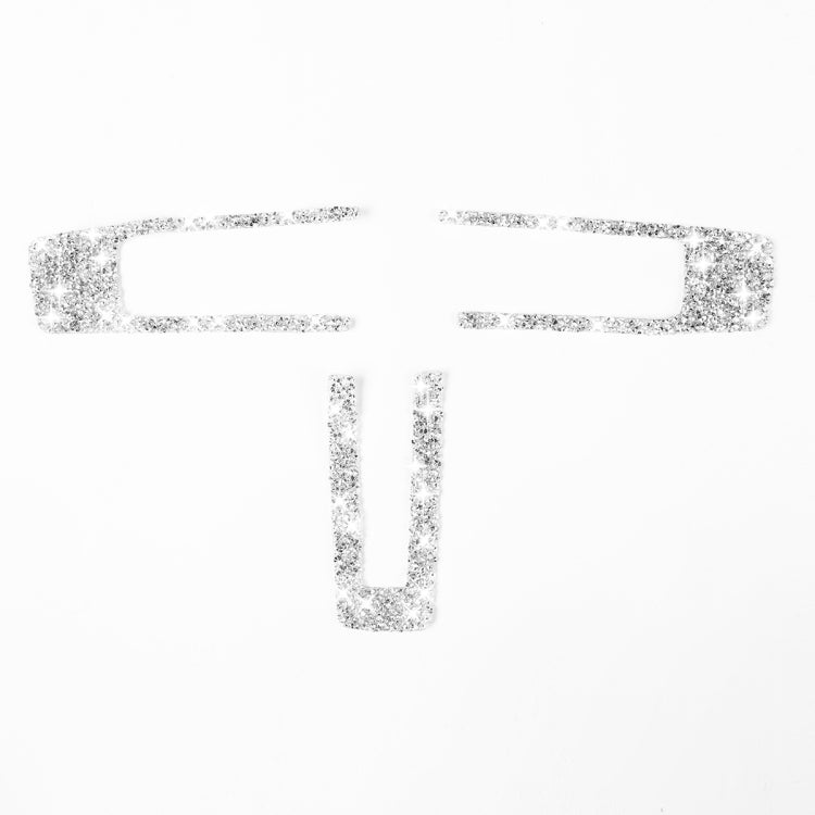 For Ford Mustang 2009-2013 3 in 1 Car Steering Wheel Diamond Decoration Sticker, Left Hand Drive - Car Interior Mouldings by PMC TechLife | Online Shopping South Africa | PMC TechLife | Buy Now Pay Later Mobicred