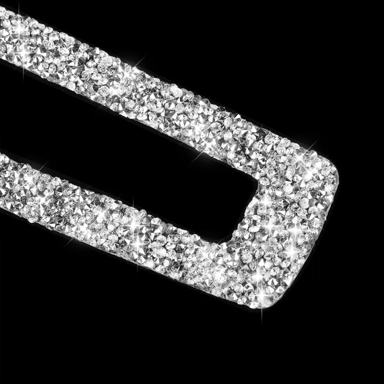 For Ford Mustang 2009-2013 3 in 1 Car Steering Wheel Diamond Decoration Sticker, Left Hand Drive - Car Interior Mouldings by PMC TechLife | Online Shopping South Africa | PMC TechLife | Buy Now Pay Later Mobicred