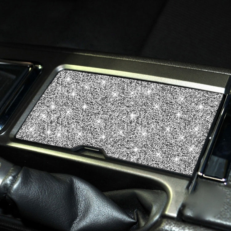 For Ford Mustang 2009-2013 Car Water Cup Storage Box Panel Diamond Decoration Sticker, Left Hand Drive - Car Interior Mouldings by PMC TechLife | Online Shopping South Africa | PMC TechLife | Buy Now Pay Later Mobicred