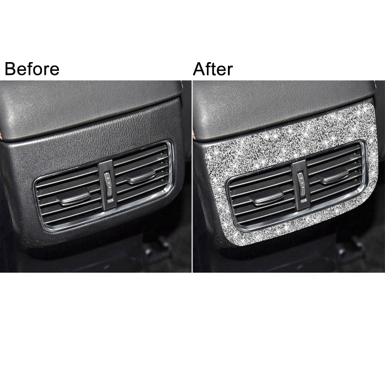 For Mazda CX-5 2017-2018 Car Rear Exhaust Vent Diamond Decorative Sticker,Left and Right Drive Universal - Car Interior Mouldings by PMC TechLife | Online Shopping South Africa | PMC TechLife | Buy Now Pay Later Mobicred