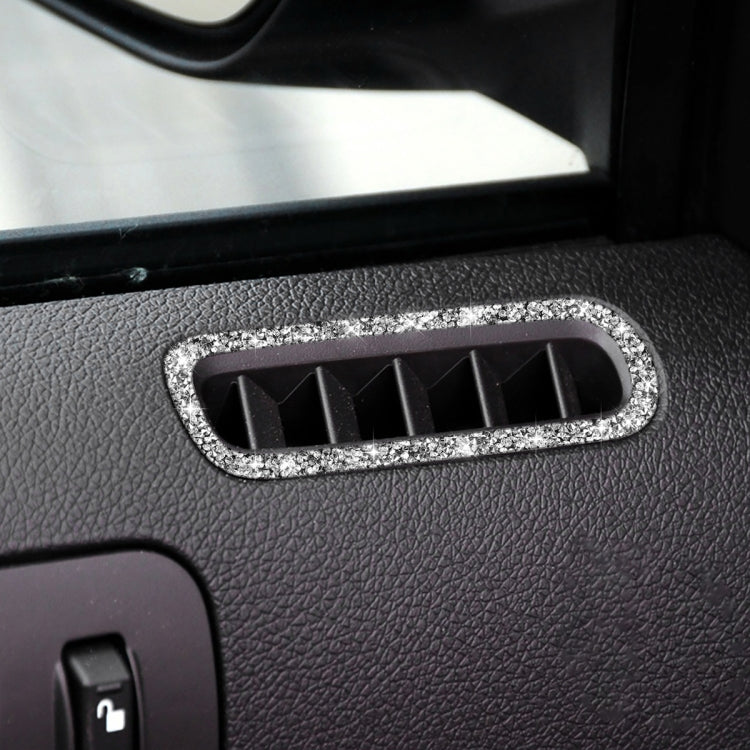 For Ford Mustang 2009-2013 Car Left and Right Air Outlet Diamond Decoration Sticker, Left Hand Drive - free shipping - PMC TechLife - Order now!
