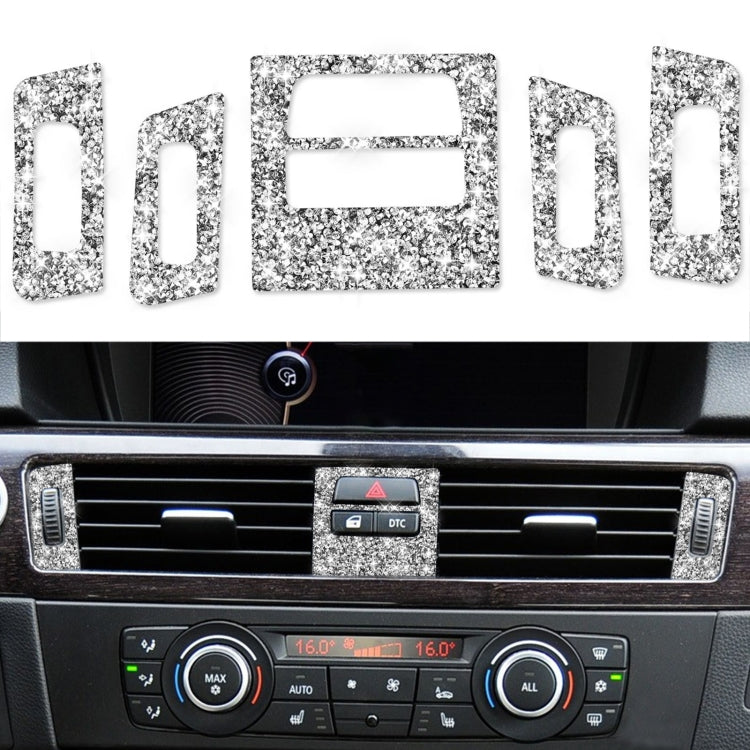 For BMW 3 Series E90 / E92 / E93 2005-2012 Basic Car Air Outlet Diamond Decorative Sticker - Car Interior Mouldings by PMC TechLife | Online Shopping South Africa | PMC TechLife | Buy Now Pay Later Mobicred