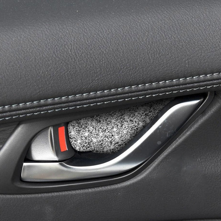 For Mazda CX-5 2017-2018 Car Inner Door Bowl Diamond Decorative Sticker,Left and Right Drive Universal - Car Interior Mouldings by PMC TechLife | Online Shopping South Africa | PMC TechLife | Buy Now Pay Later Mobicred