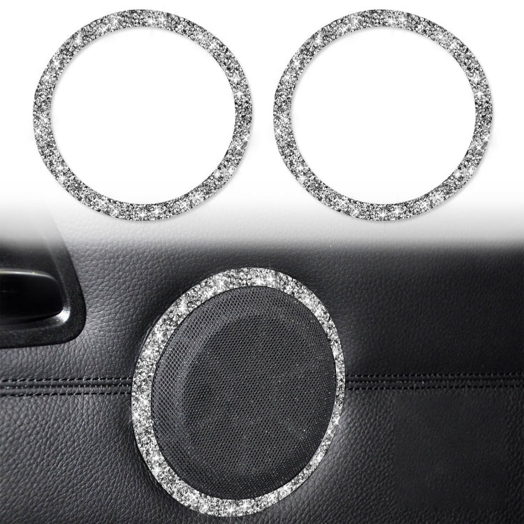 Car Door Horn Ring 2 in 1 Diamond Decorative Sticker for BMW 3 Series E90 / E84 2008-2012, X1 Series Modified 320i / 325i - Car Interior Mouldings by PMC TechLife | Online Shopping South Africa | PMC TechLife | Buy Now Pay Later Mobicred
