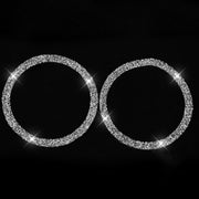 Car Door Horn Ring 2 in 1 Diamond Decorative Sticker for BMW 3 Series E90 / E84 2008-2012, X1 Series Modified 320i / 325i