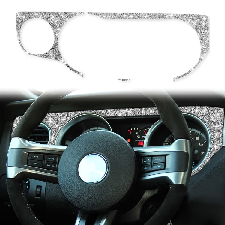 For Ford Mustang 2009-2013 3pcs Car Left Air Outlet Dashboard Diamond Decoration Sticker, Left Hand Drive - Car Interior Mouldings by PMC TechLife | Online Shopping South Africa | PMC TechLife | Buy Now Pay Later Mobicred