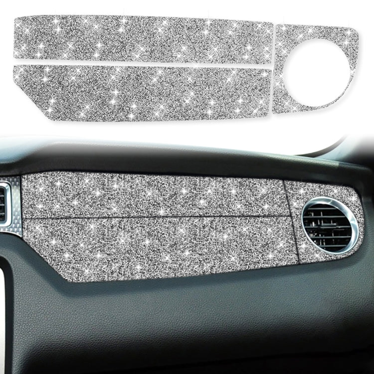 For Ford Mustang 2009-2013 Car Right Side Air Outlet Diamond Decoration Sticker, Left Hand Drive - Car Interior Mouldings by PMC TechLife | Online Shopping South Africa | PMC TechLife | Buy Now Pay Later Mobicred