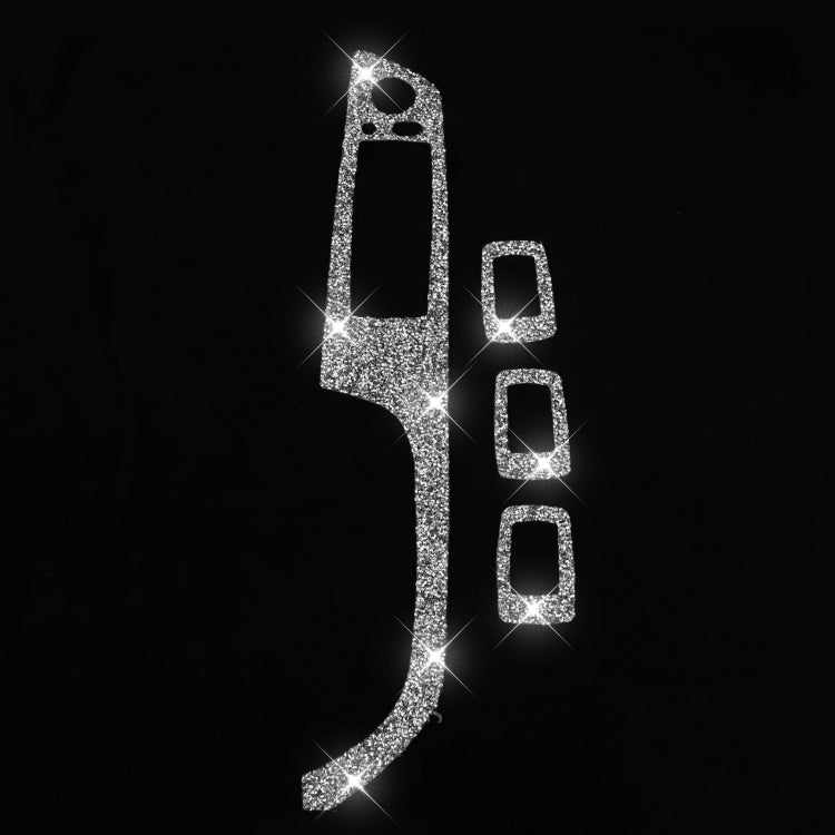 For BMW 3 Series E90 / 320i / 325i 2005-2012 Car Window Lift Panel with Folding Key 37.8cm Diamond Decorative Sticker, Left Drive - free shipping - PMC TechLife - Order now!