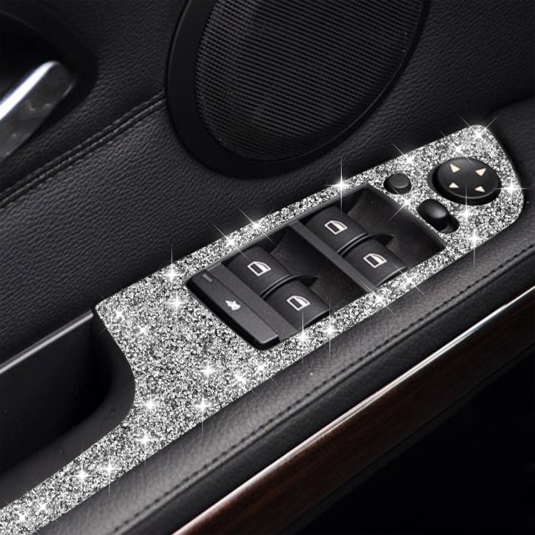 For BMW 3 Series E90 / 320i / 325i 2005-2012 Car Window Lift Panel with Folding Key 37.8cm Diamond Decorative Sticker, Left Drive - free shipping - PMC TechLife - Order now!