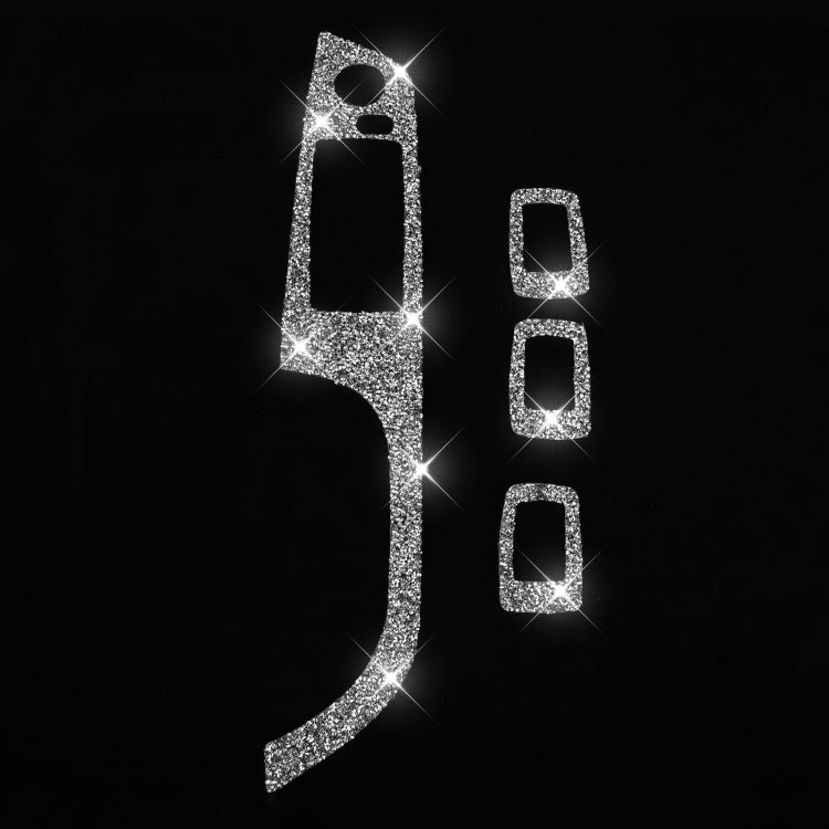 For BMW 3 Series E90 / 320i / 325i 2005-2012 Car Window Lift Panel 37.8cm Diamond Decorative Sticker, Left Drive - Car Interior Mouldings by PMC TechLife | Online Shopping South Africa | PMC TechLife | Buy Now Pay Later Mobicred