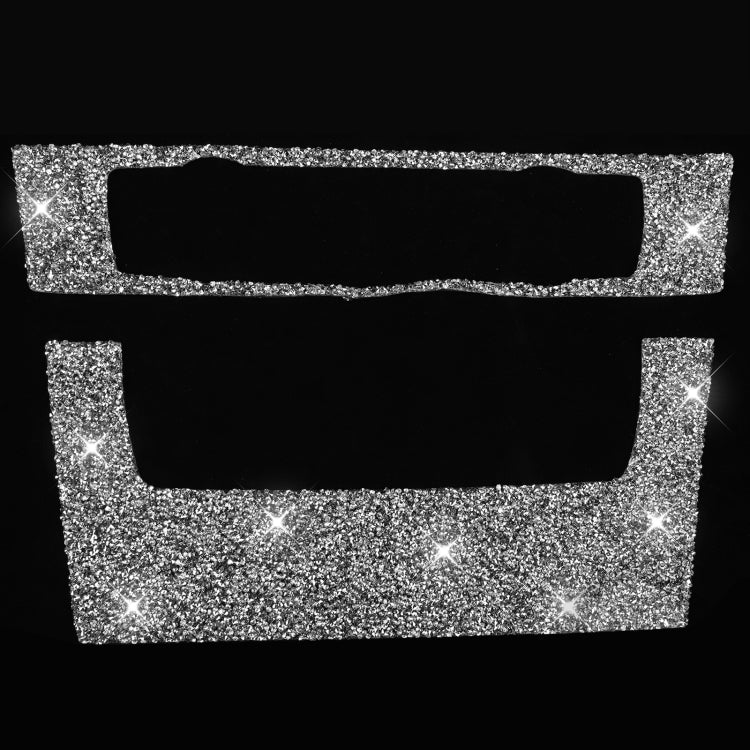 For BMW 3 Series E90 / E92 2005-2012 Car Aircondition CD Control Panel Premium Diamond Decorative Sticker - Car Interior Mouldings by PMC TechLife | Online Shopping South Africa | PMC TechLife