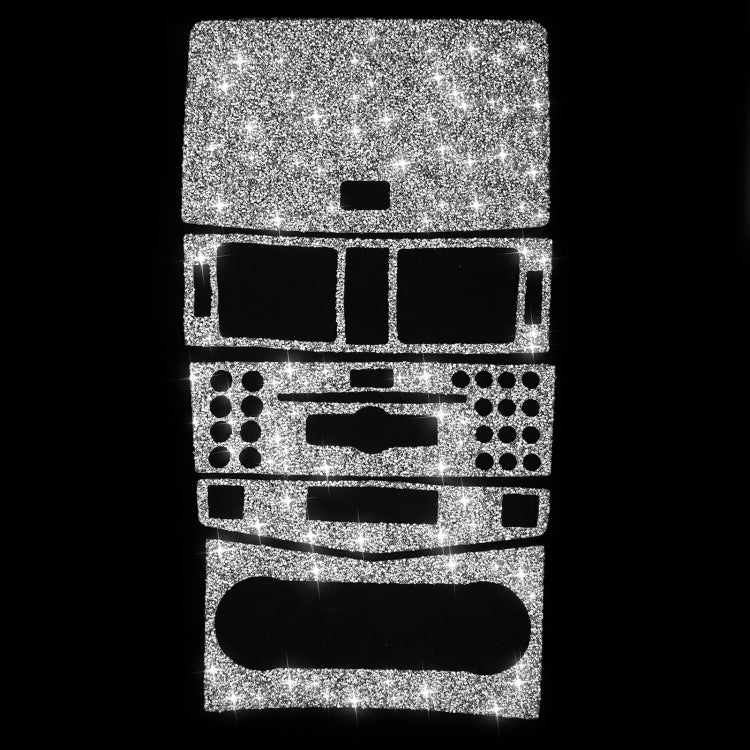 For Mercedes-Benz C-class W204 2007-2010 Car Gear Set Diamond Decorative Sticker, Left and Right Drive