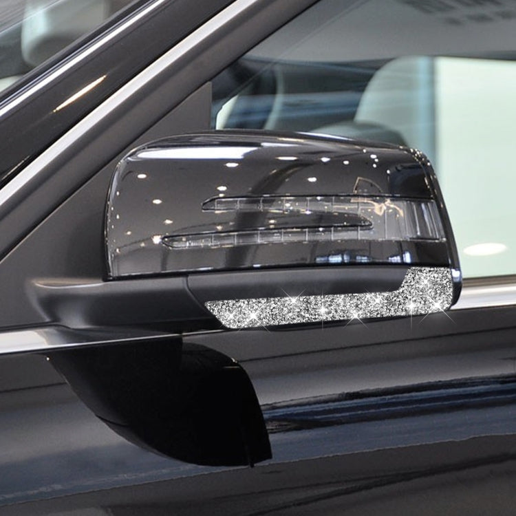 For Mercedes-Benz A/B/C/E Class Car Rearview Mirror Anti-collision Strip A Diamond Decorative Sticker, Left and Right Drive - Car Interior Mouldings by PMC TechLife | Online Shopping South Africa | PMC TechLife | Buy Now Pay Later Mobicred
