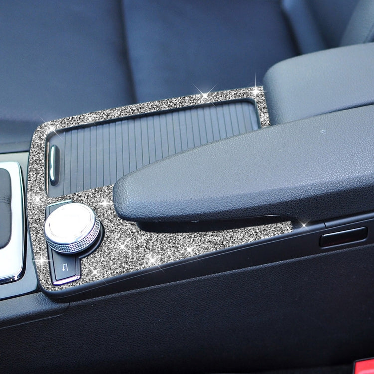 For Mercedes-Benz C-class W204 2007-2013 Car Gear Panel Diamond Decorative Sticker, Left-hand Drive - Car Interior Mouldings by PMC TechLife | Online Shopping South Africa | PMC TechLife | Buy Now Pay Later Mobicred