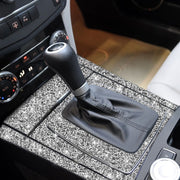 For Mercedes-Benz C-class W204 2007-2013 Car Gear Set Diamond Decorative Sticker, Left-hand Drive