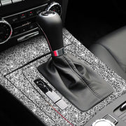 For Mercedes-Benz C-class W204 2007-2013 Car Gear Set Diamond Decorative Sticker, Left-hand Drive
