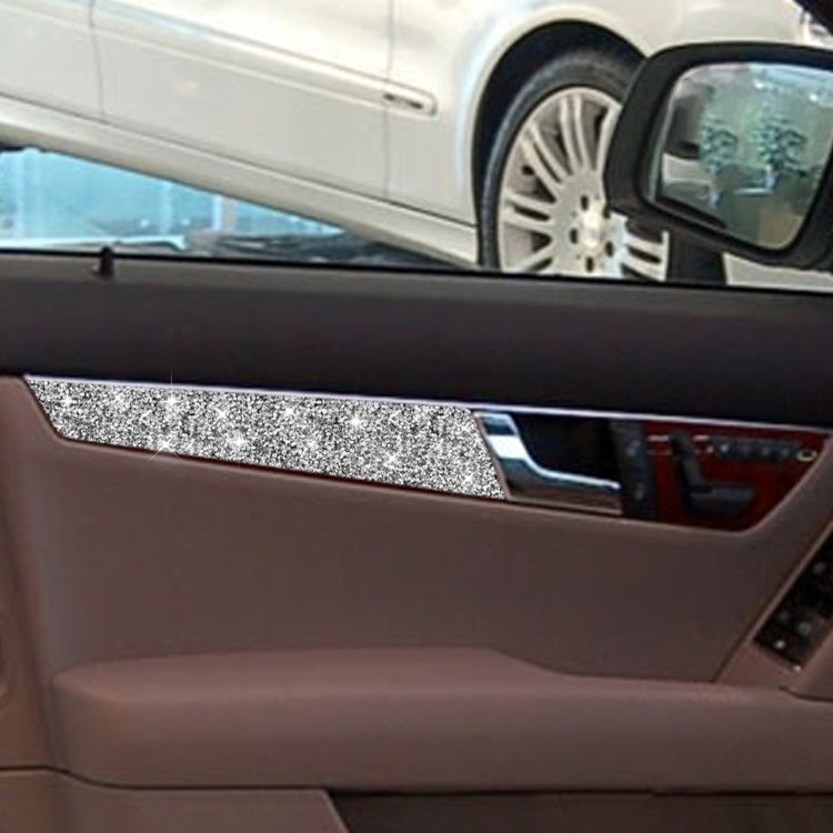 For Mercedes-Benz C-class W204 2007-2013 Car Door Panel Diamond Decorative Sticker, Left and Right Drive - Car Interior Mouldings by PMC TechLife | Online Shopping South Africa | PMC TechLife | Buy Now Pay Later Mobicred