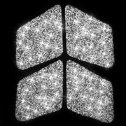 For Mercedes-Benz C-class W204 2007-2013 Car Inside Door Bowl Diamond Decorative Sticker, Left and Right Drive