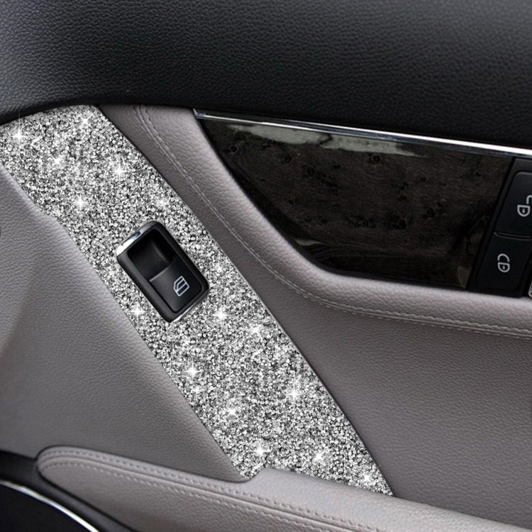 For Mercedes-Benz C-class W204 2007-2013 Car Window Lift Diamond Decorative Sticker, Left Drive - Car Interior Mouldings by PMC TechLife | Online Shopping South Africa | PMC TechLife | Buy Now Pay Later Mobicred
