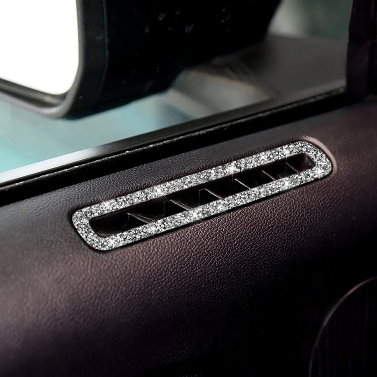 For Ford Mustang 2015-2020 Car Door Air Outlet Diamond Decoration Sticker, Left and Right Drive - Car Interior Mouldings by PMC TechLife | Online Shopping South Africa | PMC TechLife | Buy Now Pay Later Mobicred