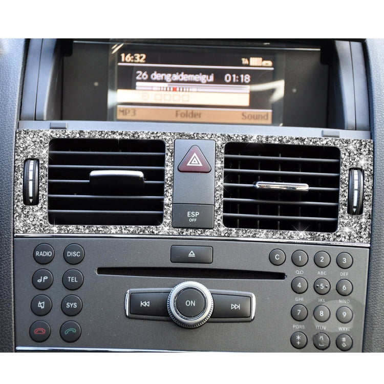 For Mercedes-Benz C-class W204 2007-2010 Car Instrument + Middle + Side Air Outlet Diamond Decorative Sticker, Left and Right Drive - Car Interior Mouldings by PMC TechLife | Online Shopping South Africa | PMC TechLife | Buy Now Pay Later Mobicred