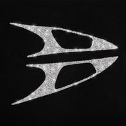 For Honda Civic 2016-2019 Car Inside Door Bowl Diamond Decorative Sticker, Left and Right Drive