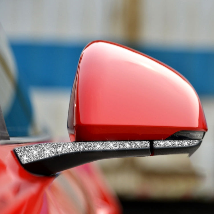 For Ford Mustang 2015-2020 4pcs Car Rearview Mirror Diamond Decoration Sticker, Left and Right Drive - Car Interior Mouldings by PMC TechLife | Online Shopping South Africa | PMC TechLife | Buy Now Pay Later Mobicred