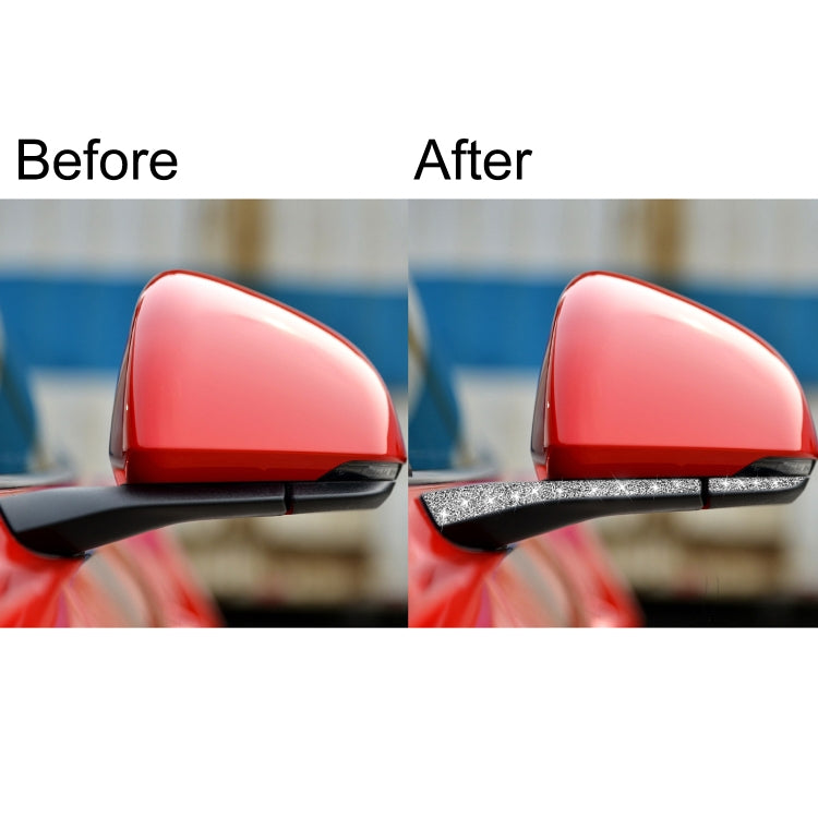 For Ford Mustang 2015-2020 4pcs Car Rearview Mirror Diamond Decoration Sticker, Left and Right Drive - Car Interior Mouldings by PMC TechLife | Online Shopping South Africa | PMC TechLife | Buy Now Pay Later Mobicred