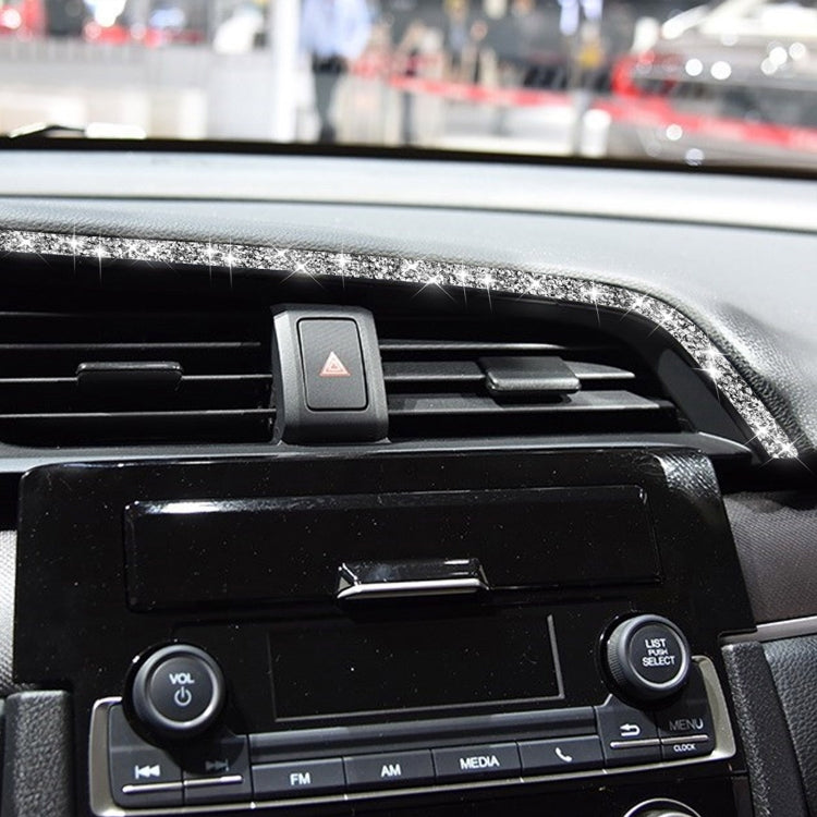 For Honda Civic 2016-2019 Car Central Control Air Outlets Upper Diamond Decorative Sticker, Left-hand Drive - free shipping - PMC TechLife - Order now!