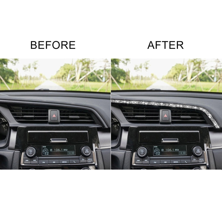 For Honda Civic 2016-2019 Car Central Control Air Outlets Upper Diamond Decorative Sticker, Left-hand Drive - free shipping - PMC TechLife - Order now!