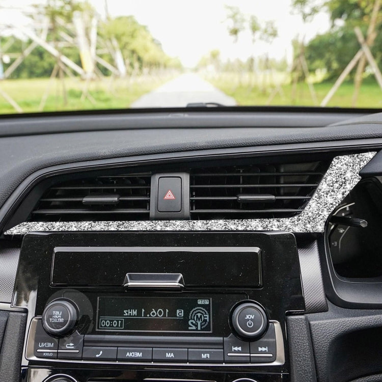 For Honda Civic 2016-2019 Car Central Control Air Outlets Below Diamond Decorative Sticker, Right-hand Drive - free shipping - PMC TechLife - Order now!