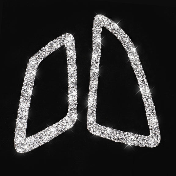 For Honda Civic 2016-2019 Car Instrument Air Outlets Diamond Decorative Sticker, Left-hand Drive