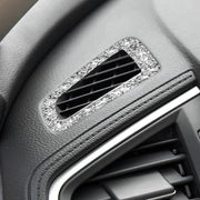 For Honda Civic 2016-2019 Car Instrument Air Outlets Diamond Decorative Sticker, Right-hand Drive