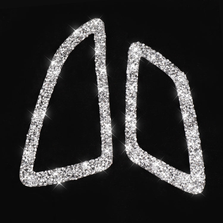 For Honda Civic 2016-2019 Car Instrument Air Outlets Diamond Decorative Sticker, Right-hand Drive
