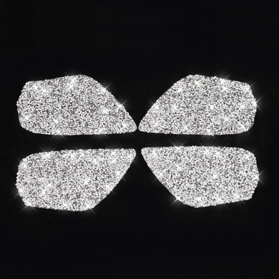 For Honda Civic 2016-2019 Car Inside Door Bowl Diamond Decorative Sticker, Left and Right Drive
