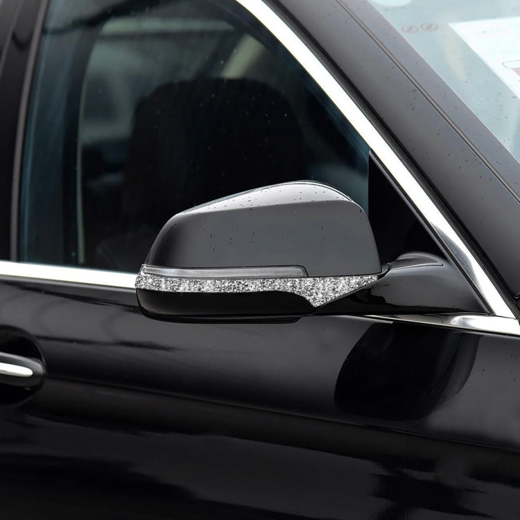 For BMW F10 5 Series 2011-2017 Car Rearview Mirror Anti-collision Diamond Decorative Sticker, Left and Right Drive - Car Interior Mouldings by PMC TechLife | Online Shopping South Africa | PMC TechLife | Buy Now Pay Later Mobicred