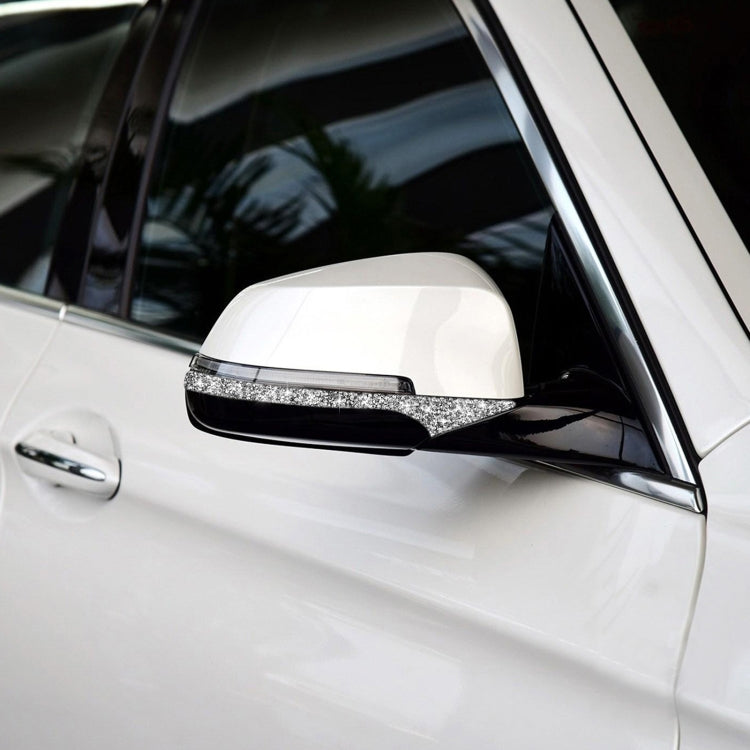 For BMW F10 5 Series 2011-2017 Car Rearview Mirror Anti-collision Diamond Decorative Sticker, Left and Right Drive - Car Interior Mouldings by PMC TechLife | Online Shopping South Africa | PMC TechLife | Buy Now Pay Later Mobicred