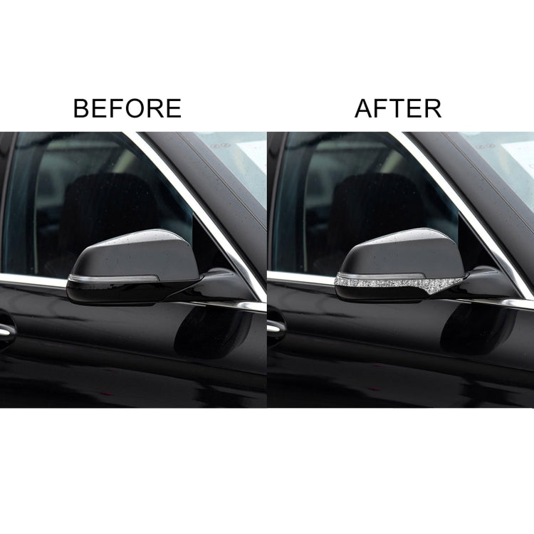 For BMW F10 5 Series 2011-2017 Car Rearview Mirror Anti-collision Diamond Decorative Sticker, Left and Right Drive - Car Interior Mouldings by PMC TechLife | Online Shopping South Africa | PMC TechLife | Buy Now Pay Later Mobicred