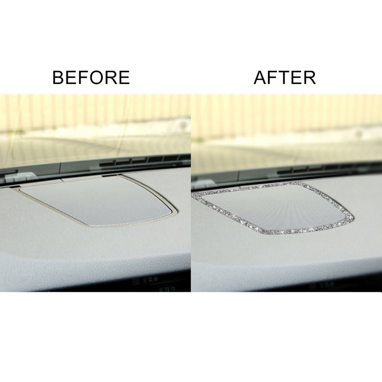 For BMW F10 2011-2017 Car Big Speaker Frame Diamond Decorative Sticker, Left and Right Drive - Car Interior Mouldings by PMC TechLife | Online Shopping South Africa | PMC TechLife | Buy Now Pay Later Mobicred