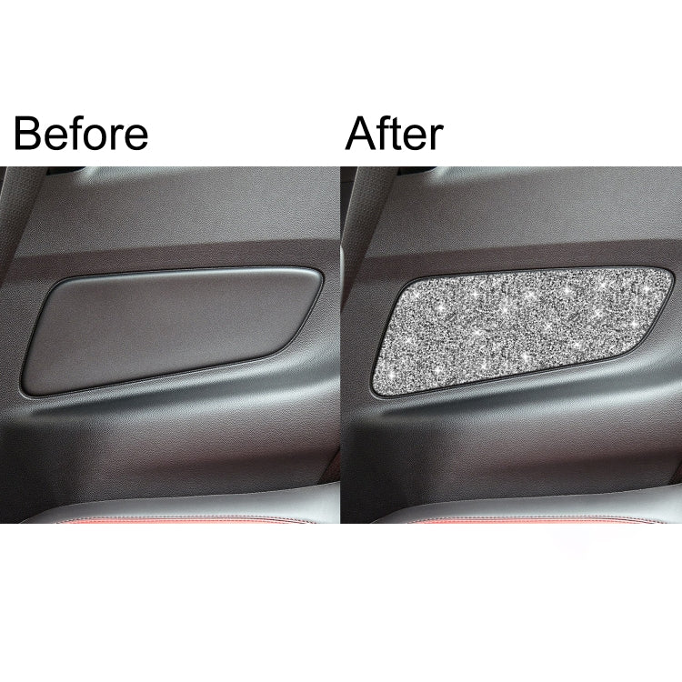 For Ford Mustang 2015-2020 Car Rear Door Panel Diamond Decoration Sticker, Left and Right Drive - Car Interior Mouldings by PMC TechLife | Online Shopping South Africa | PMC TechLife | Buy Now Pay Later Mobicred