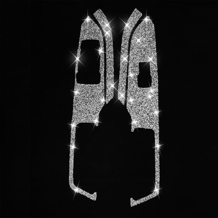 For Ford Mustang 2015-2020 4pcs Car Window Lift Panel Diamond Decoration Sticker, Left Drive - Car Interior Mouldings by PMC TechLife | Online Shopping South Africa | PMC TechLife | Buy Now Pay Later Mobicred