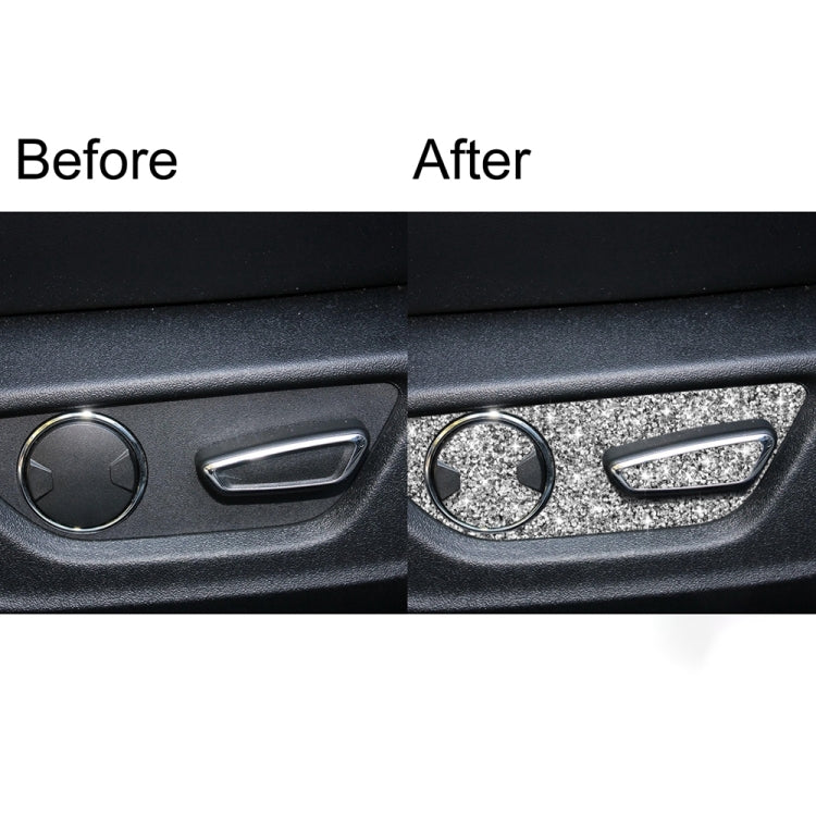 For Ford Mustang 2015-2020 Car Seat Adjustment Button Diamond Decoration Sticker, Right Drive - free shipping - PMC TechLife - Order now!